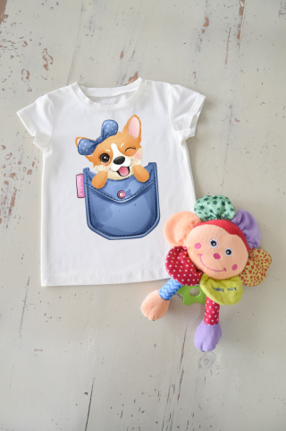 Детска тениска за момиче Sweet fox